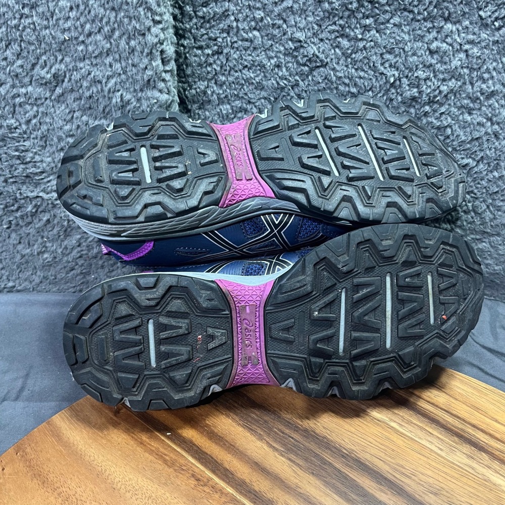 ASICS Gel Venture 8 Women's Navy Purple Trail‎ Running Shoes Sneakers Size 8 - Picture 11 of 12